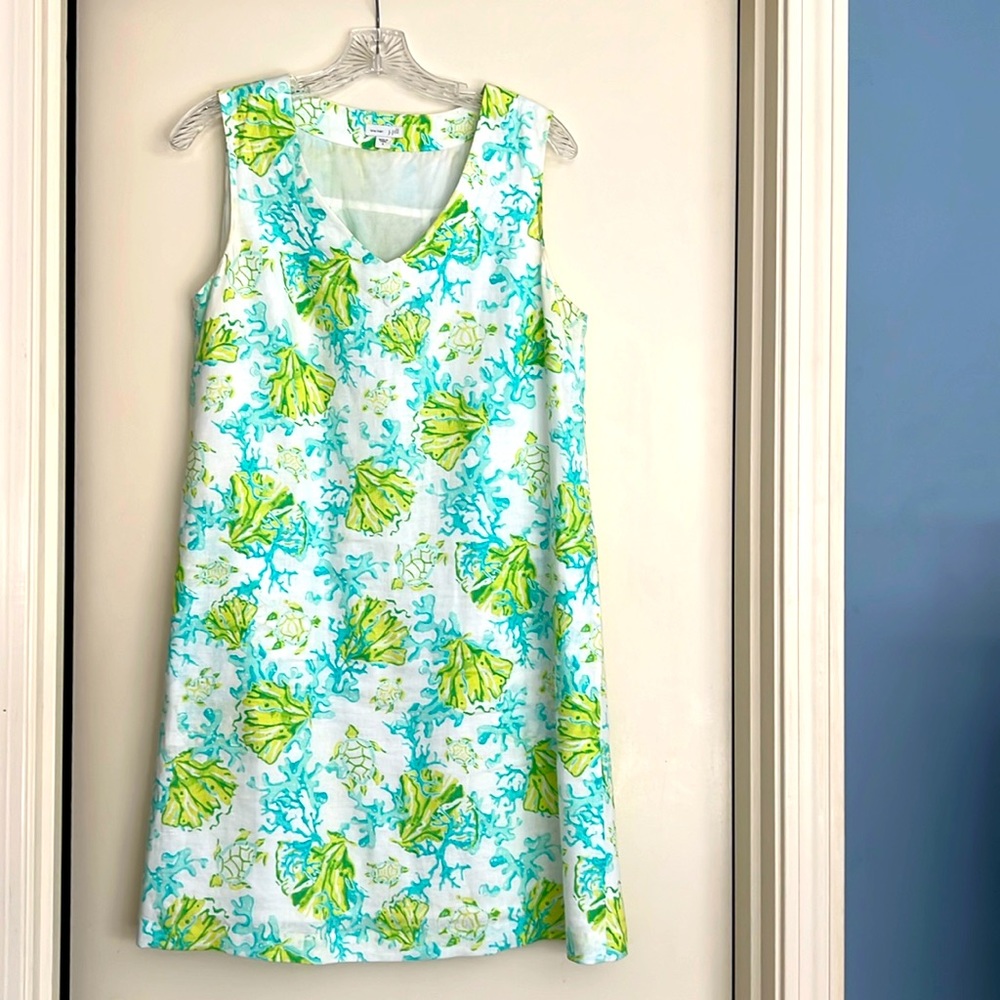 j Jill linen dress size small